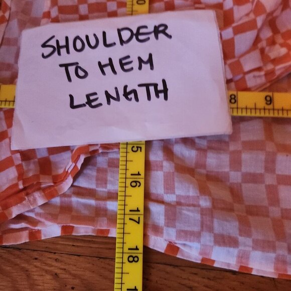 5/$100 SALE - WRAY Knot Top Sunset Basket Check - Picture 6 of 8